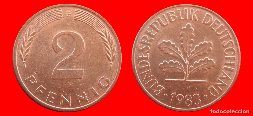 Monedas antiguas de Am&eacute;rica: 2 PFENNIG 1983-G BRD ALEMANIA-154436