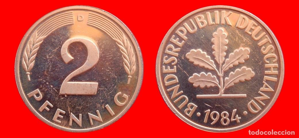 Monedas antiguas de Am&eacute;rica: 2 PFENNIG 1984-D BRD ALEMANIA-154438