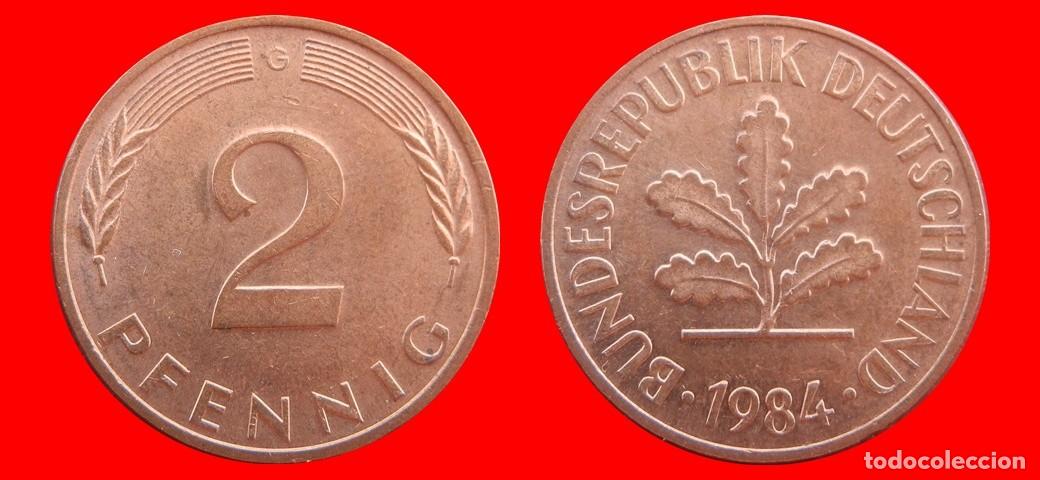 Monedas antiguas de Am&eacute;rica: 2 PFENNIG 1984-G BRD ALEMANIA-154440