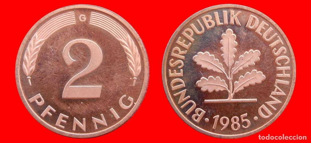 Monedas antiguas de Am&eacute;rica: 2 PFENNIG 1985-G BRD ALEMANIA-154443