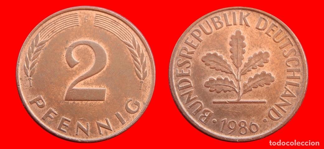 Monedas antiguas de Am&eacute;rica: 2 PFENNIG 1986-F BRD ALEMANIA-154446