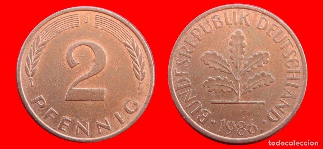 Monedas antiguas de Am&eacute;rica: 2 PFENNIG 1986-J BRD ALEMANIA-154448