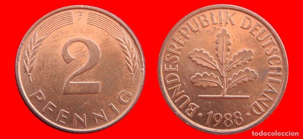Monedas antiguas de Am&eacute;rica: 2 PFENNIG 1988-F BRD ALEMANIA-154453