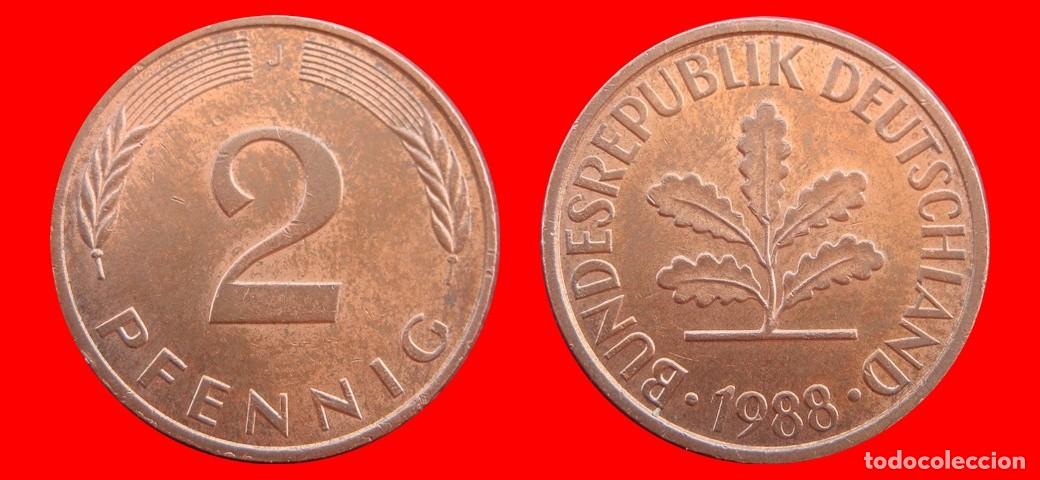 Monedas antiguas de Am&eacute;rica: 2 PFENNIG 1988-J BRD ALEMANIA-154455