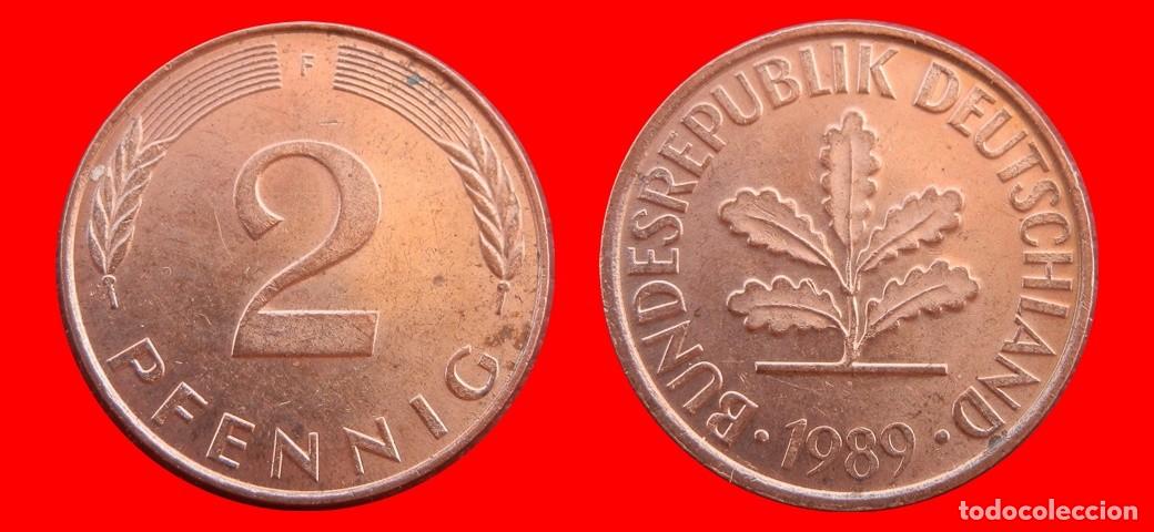 Monedas antiguas de Am&eacute;rica: 2 PFENNIG 1989-F BRD ALEMANIA-154456