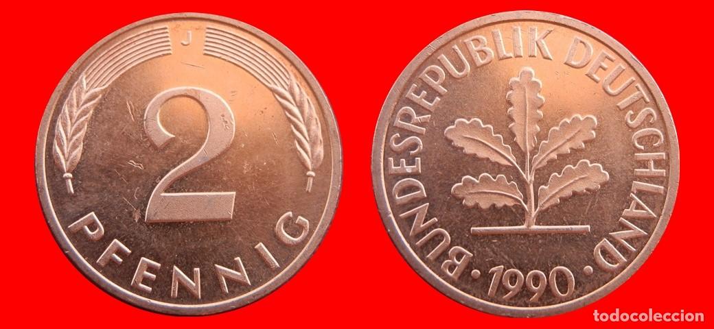Monedas antiguas de Am&eacute;rica: 2 PFENNIG 1990-J BRD ALEMANIA-154462