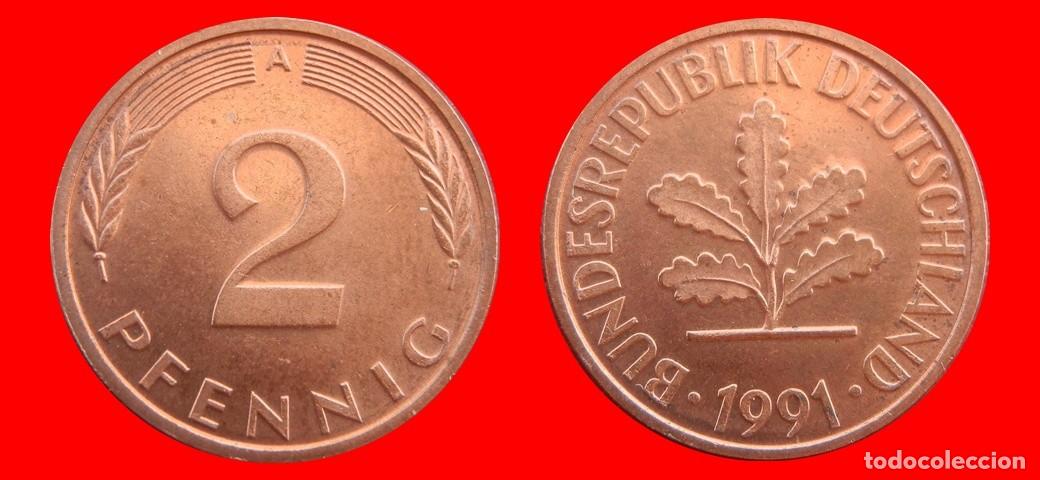 Monedas antiguas de Am&eacute;rica: 2 PFENNIG 1991-A BRD ALEMANIA-154463