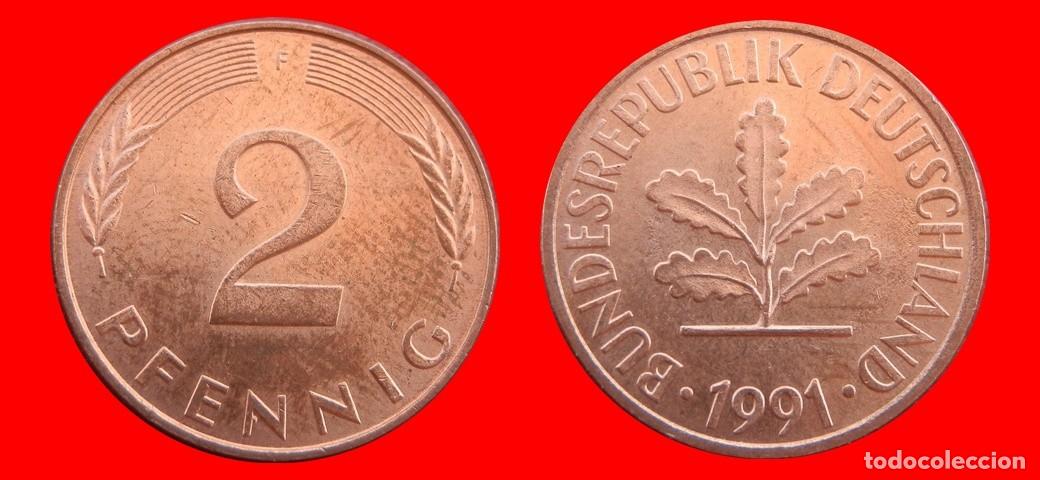 Monedas antiguas de Am&eacute;rica: 2 PFENNIG 1991-F BRD ALEMANIA-154465