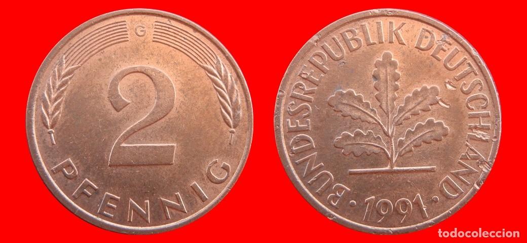 Monedas antiguas de Am&eacute;rica: 2 PFENNIG 1991-G BRD ALEMANIA-154466