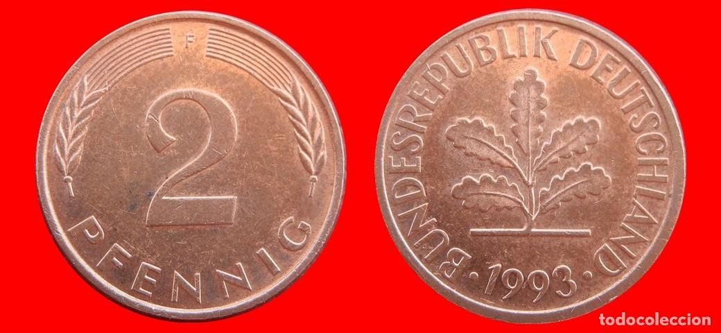 Monedas antiguas de Am&eacute;rica: 2 PFENNIG 1993-F BRD ALEMANIA-154474