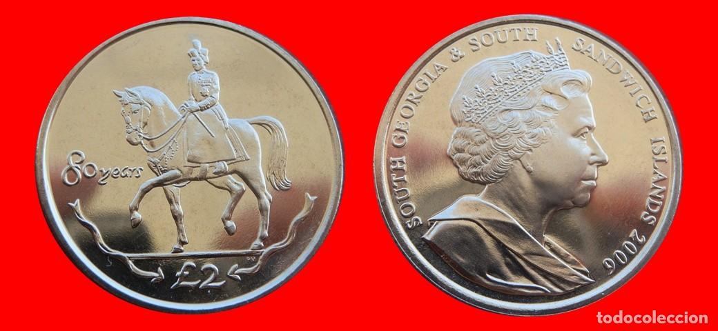 Monedas antiguas de Am&eacute;rica: 2 LIBRAS POUNDS 2006 SIN CIRCULAR ISLAS GEORGIAS DEL SUR Y SANDWICH DEL SUR-9663SC