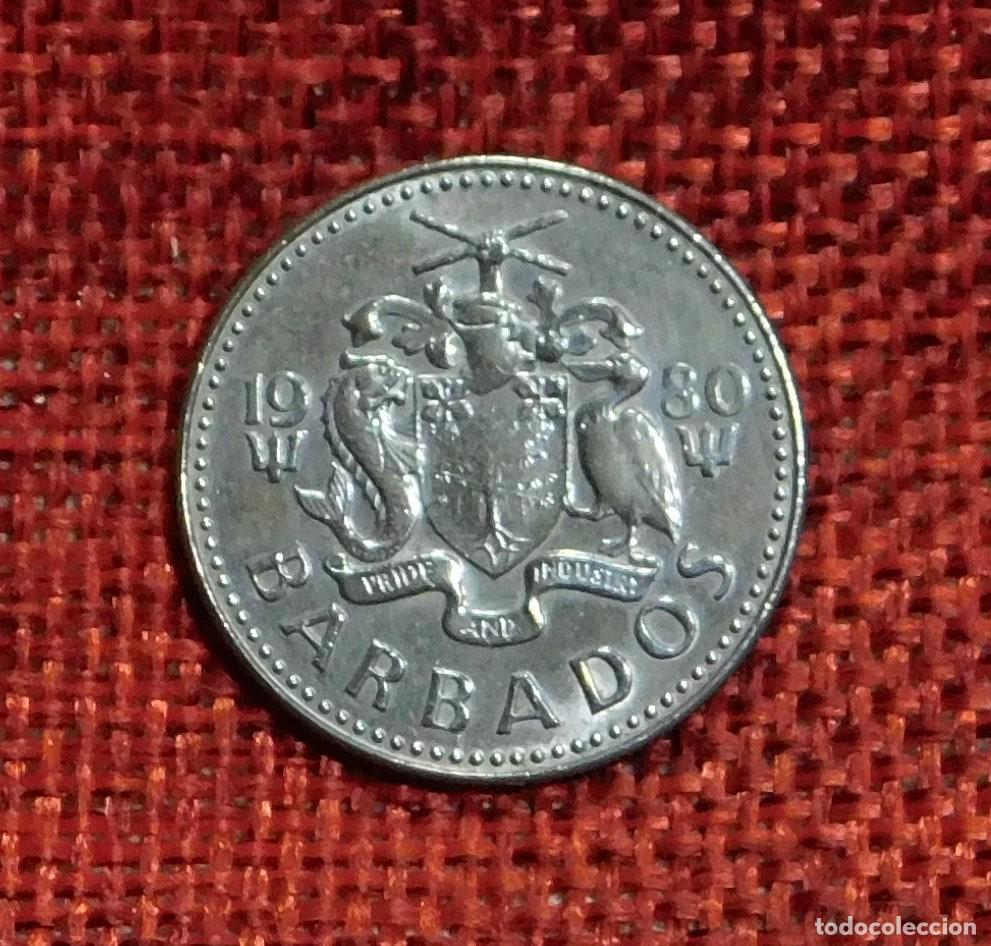 Monedas antiguas de Am&eacute;rica: Barbados - A&ntilde;o 1980 - 25 Twenty Five Cents