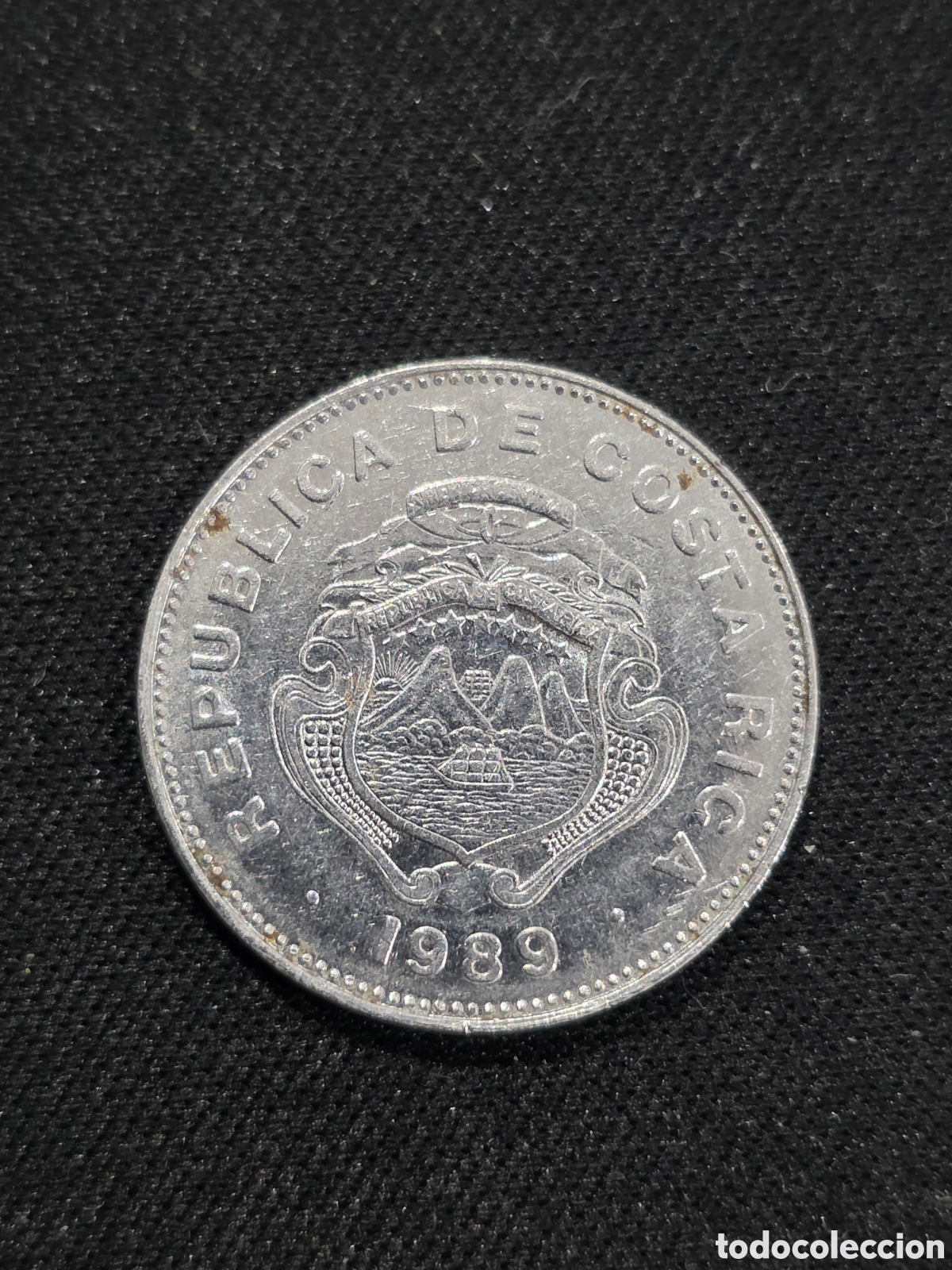Monedas antiguas de Am&eacute;rica: Costa Rica 1 Colon 1989 - Mexico 2 pesos 2005 - PEDIDO M&Iacute;NIMO 5&euro;