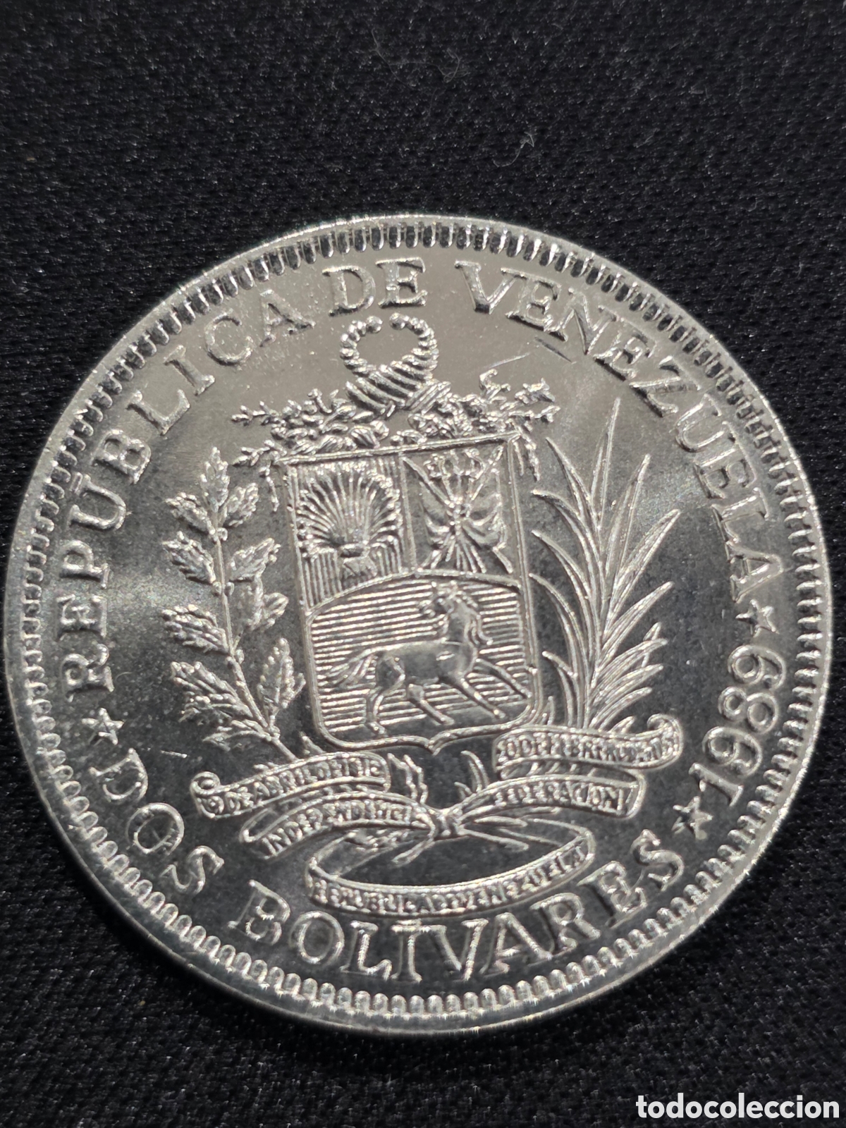 Monedas antiguas de Am&eacute;rica: Venezuela 2 Bolivares 1989 Sc - PEDIDO M&Iacute;NIMO 5&euro;