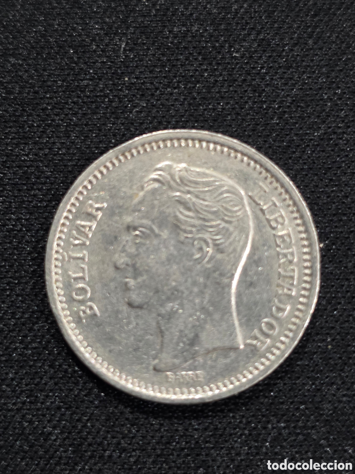 Monedas antiguas de Am&eacute;rica: Plata 1 bolivar 1965 Venezuela