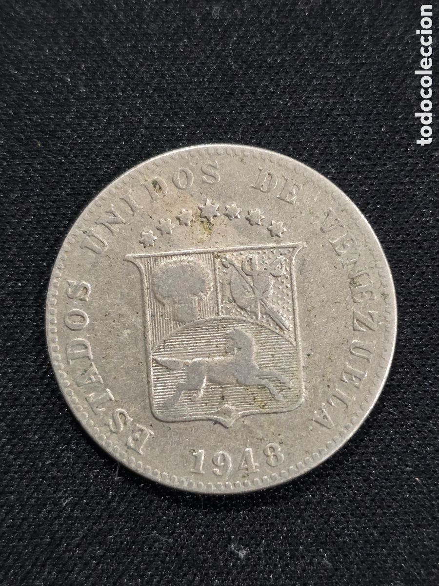 Monedas antiguas de Am&eacute;rica: Venezuela 12 1/2 centimos 1948 - PEDIDO M&Iacute;NIMO 5&euro;