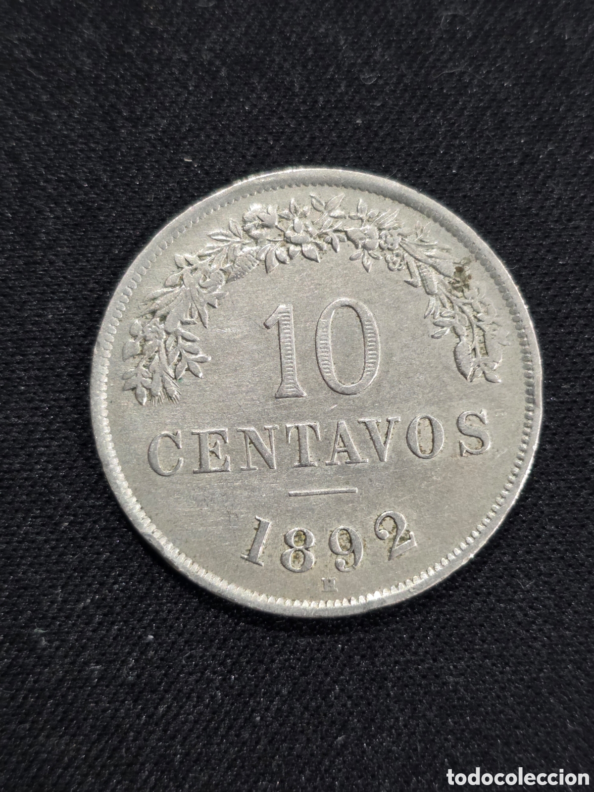 Monedas antiguas de Am&eacute;rica: Bolivia 10 Centavos 1892 BC escasa moneda