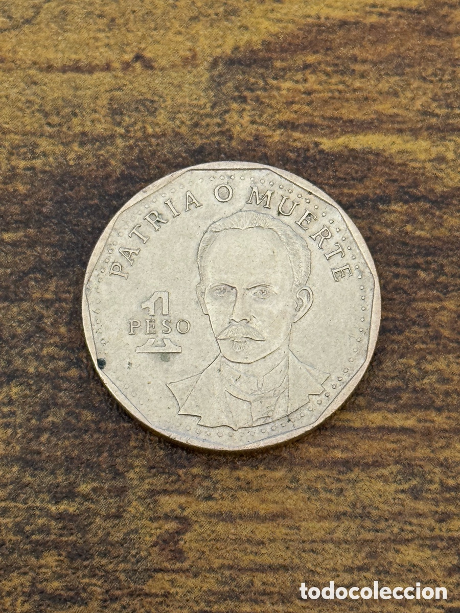Monedas antiguas de Am&eacute;rica: 1 peso 1994 Cuba. Lat&oacute;n. Circulado