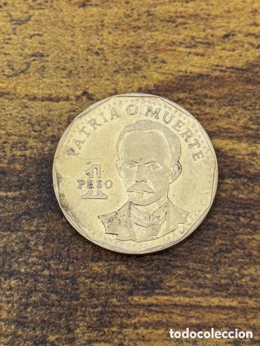 Monedas antiguas de Am&eacute;rica: 1 peso 1994 Cuba. Lat&oacute;n. Circulado