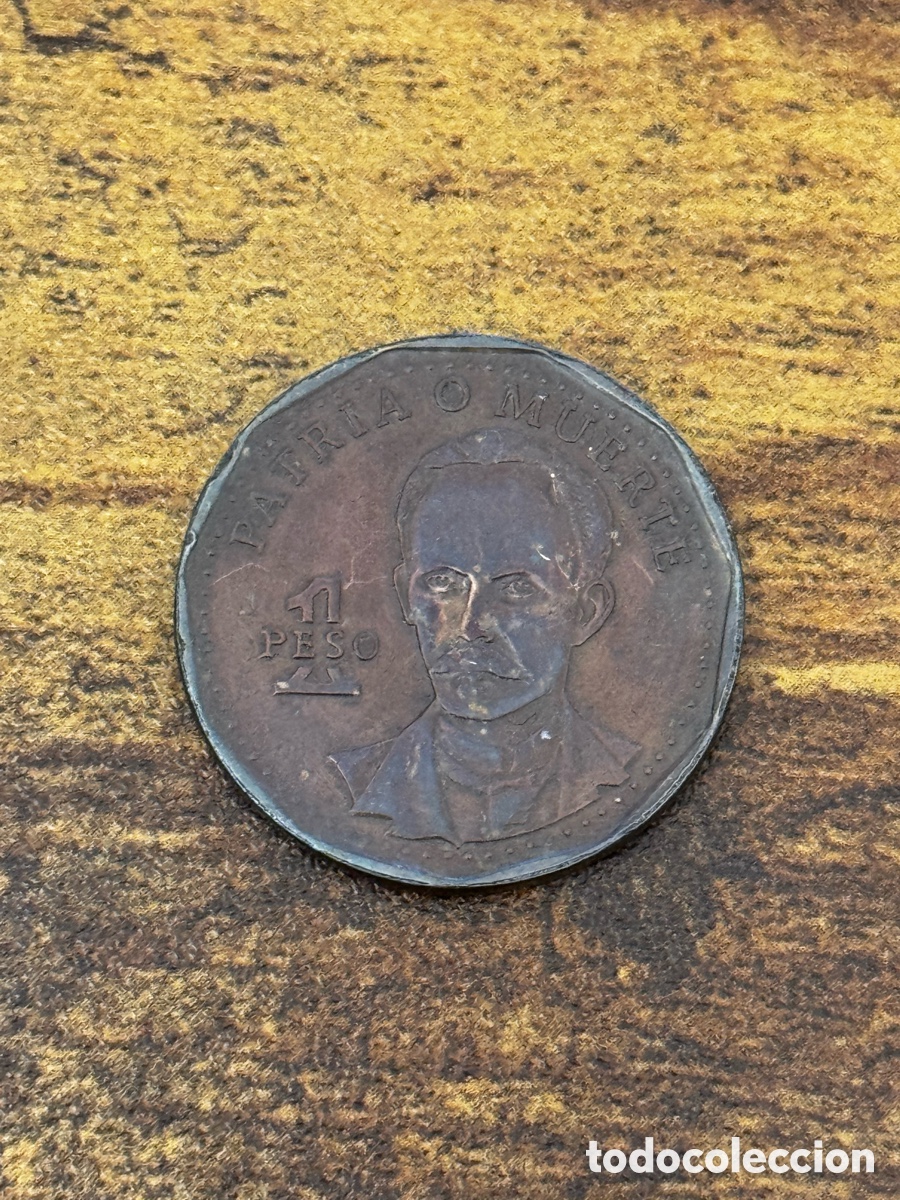 Monedas antiguas de Am&eacute;rica: 1 peso 1994 Cuba. Lat&oacute;n. Circulado