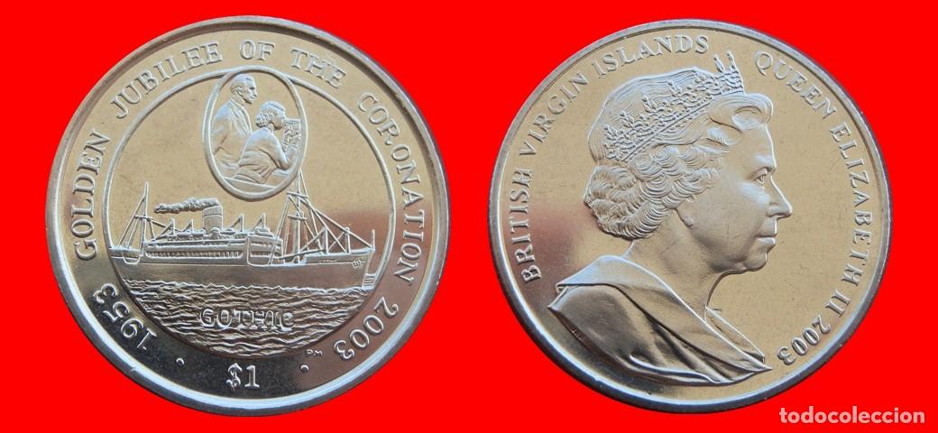 Monedas antiguas de Am&eacute;rica: 1 DOLAR 2003 SIN CIRCULAR ISLAS VIRGENES BRITANIAS VIRGIN-9664sc