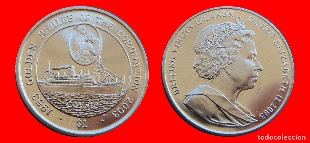 Monedas antiguas de Am&eacute;rica: 1 DOLAR 2003 SIN CIRCULAR ISLAS VIRGENES BRITANIAS VIRGIN-9668SC