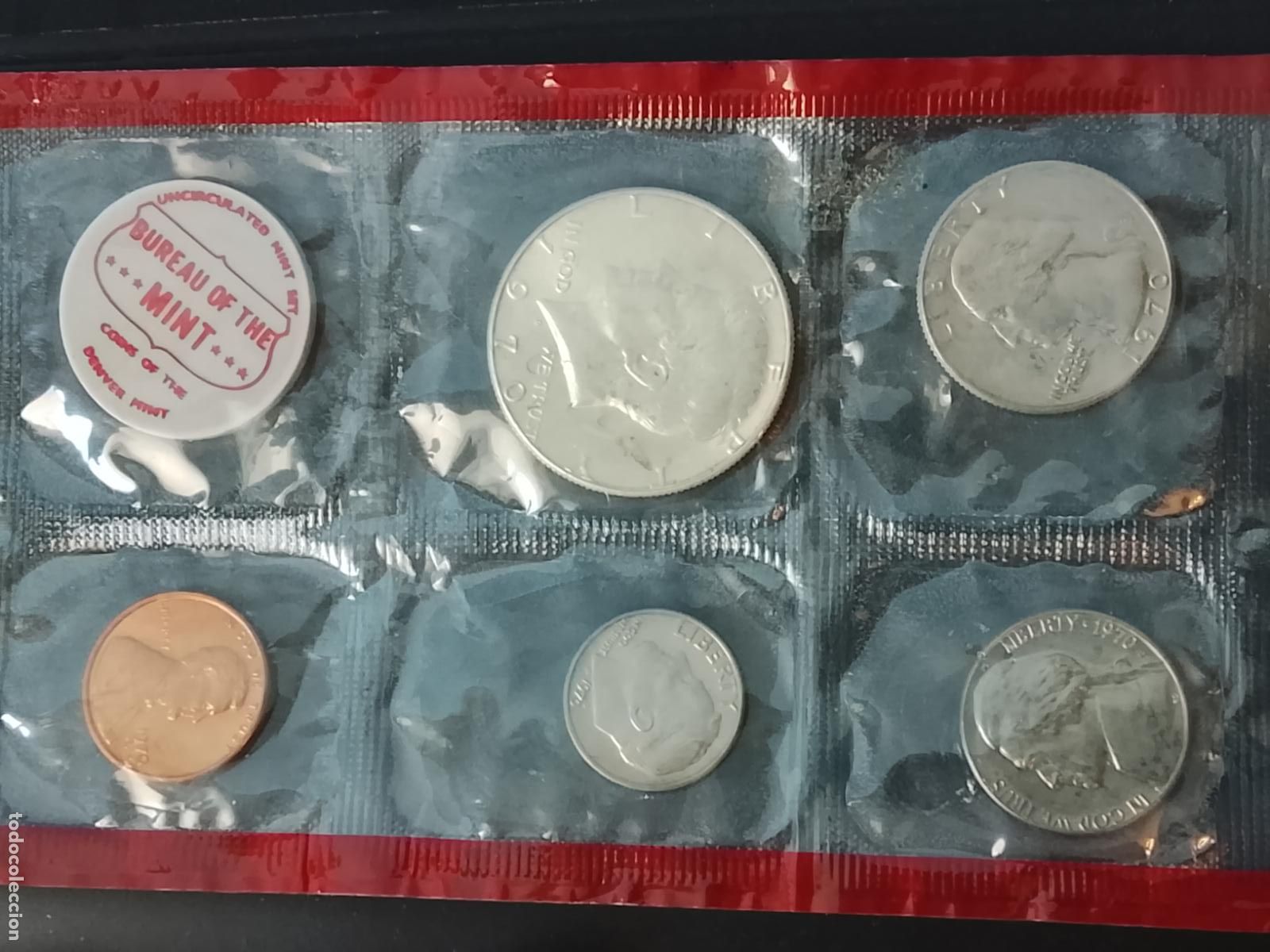 Monedas antiguas de Am&eacute;rica: Set Proof USA Estados Unidos 1970 Denver Mint