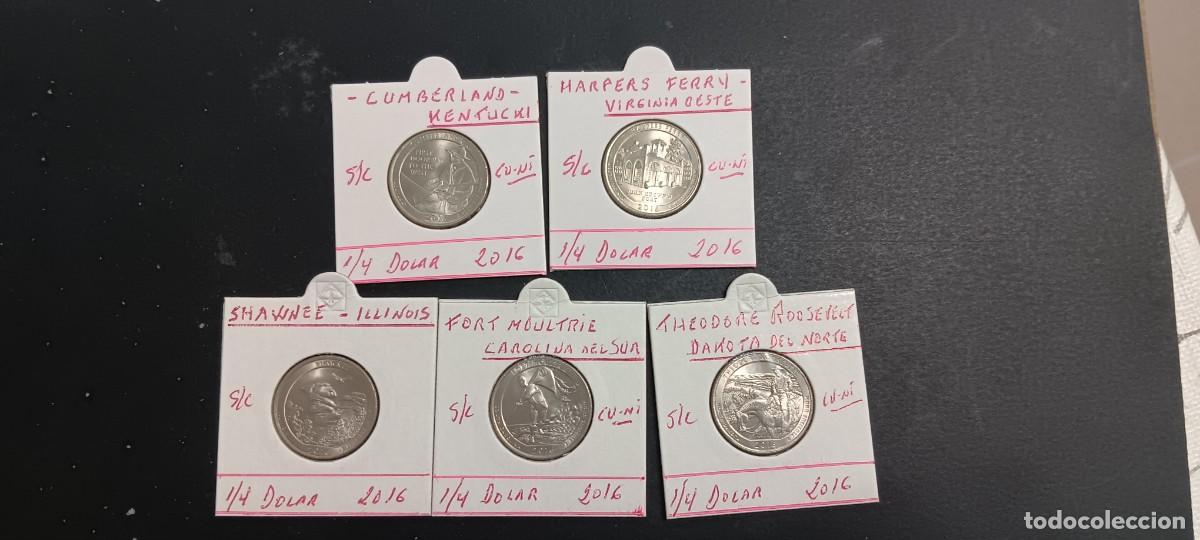 Monedas antiguas de Am&eacute;rica: USA 1/4 DOLAR SERIE COMPLETA 2016 S/C (CUPRONIQUEL) CECA &rdquo;P&rdquo;