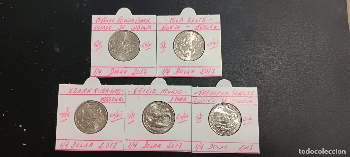 Monedas antiguas de Am&eacute;rica: USA 1/4 DOLAR SERIE COMPLETA 2017 S/C (CUPRONIQUEL) CECA &rdquo;P&rdquo;
