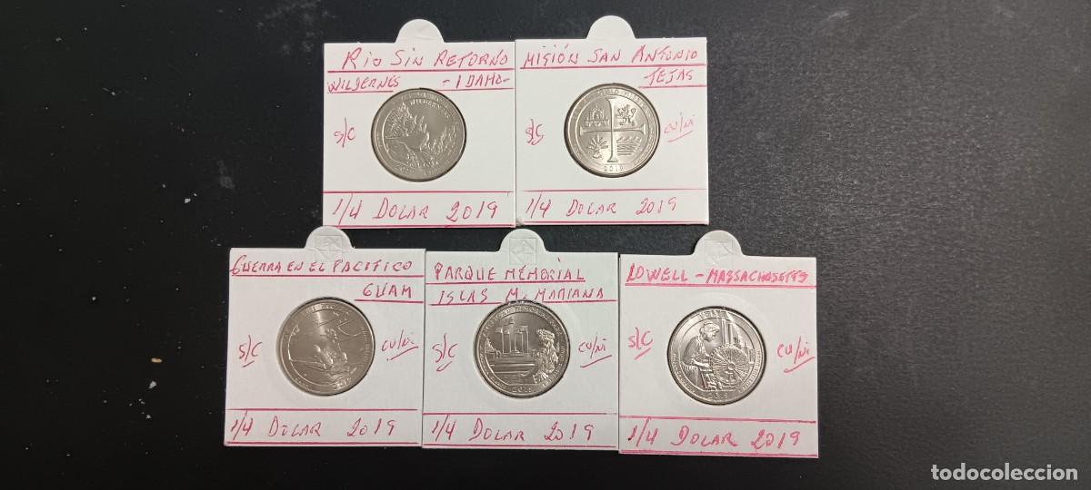Monedas antiguas de Am&eacute;rica: USA 1/4 DOLAR SERIE COMPLETA 2019 S/C (CUPRONIQUEL) CECA &rdquo;P&rdquo;