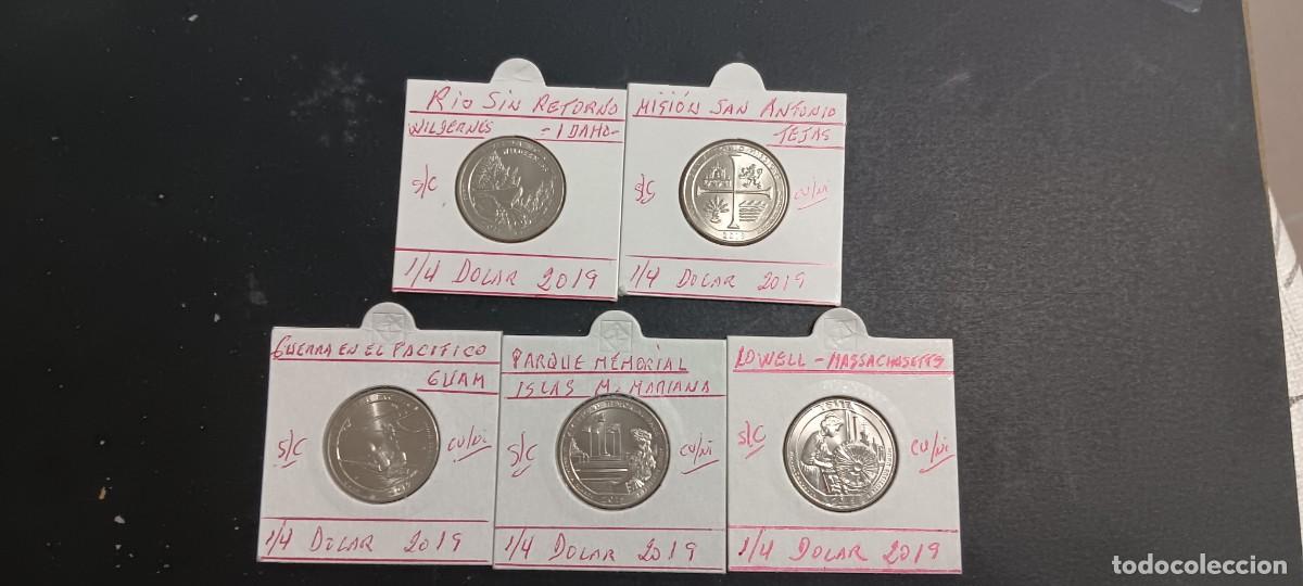 Monedas antiguas de Am&eacute;rica: USA 1/4 DOLAR SERIE COMPLETA 2019 S/C (CUPRONIQUEL) CECA &rdquo;P&rdquo;