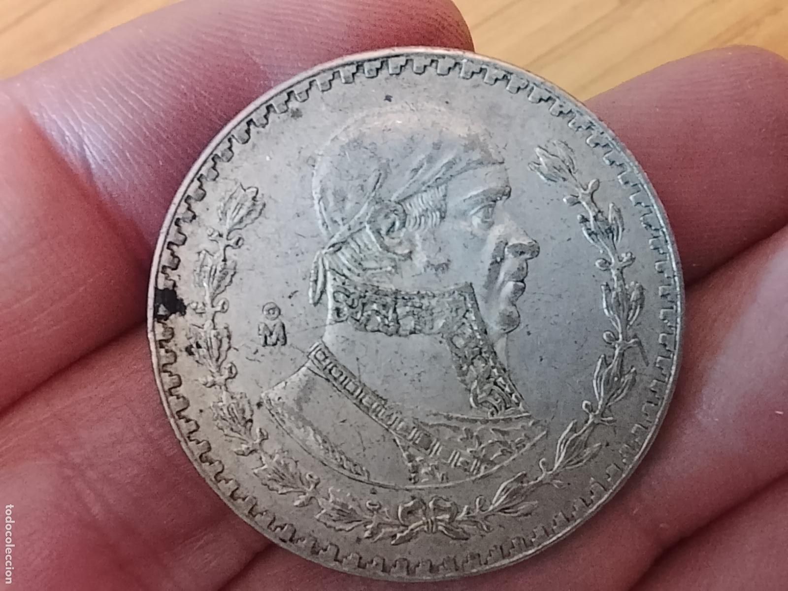 Monedas antiguas de Am&eacute;rica: M&eacute;xico. 1 peso de plata de 1959