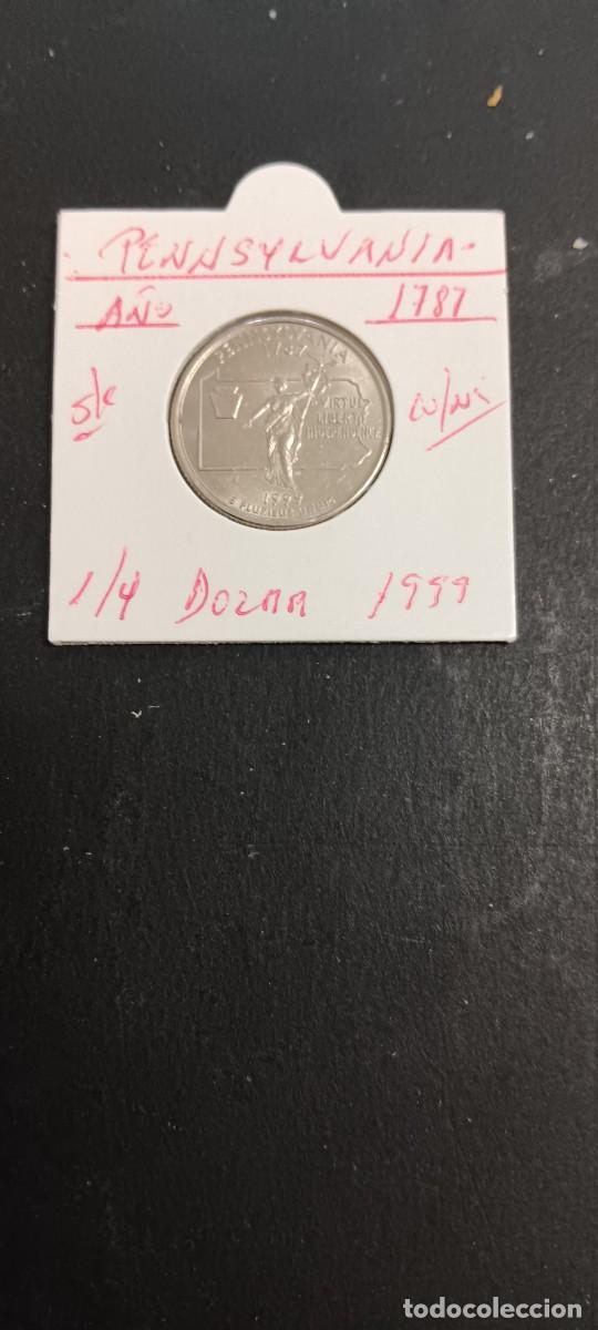 Monedas antiguas de Am&eacute;rica: USA 1/4 DOLAR 1999 S/C KM=294 (CUPRONIQUEL) CECA &rdquo;P&rdquo; (PENNSYLVANIA)