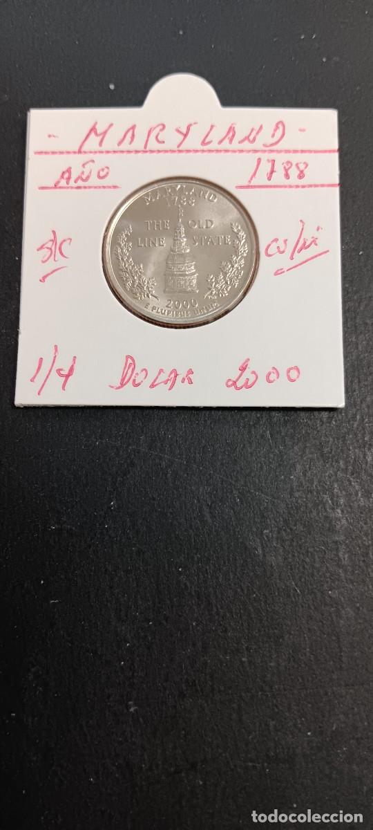 Monedas antiguas de Am&eacute;rica: USA 1/4 DOLAR 2000 S/C KM=306(CUPRONIQUEL) CECA &rdquo;D&rdquo; (MARYLAND)