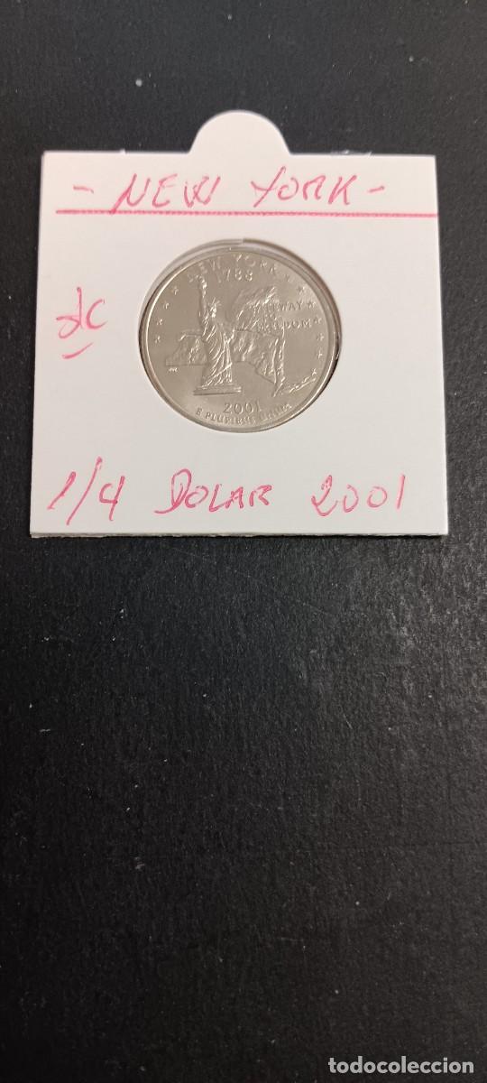 Monedas antiguas de Am&eacute;rica: USA 1/4 DOLAR 2001 S/C KM=318(CUPRONIQUEL) CECA &rdquo;D&rdquo; (NEW YORK)