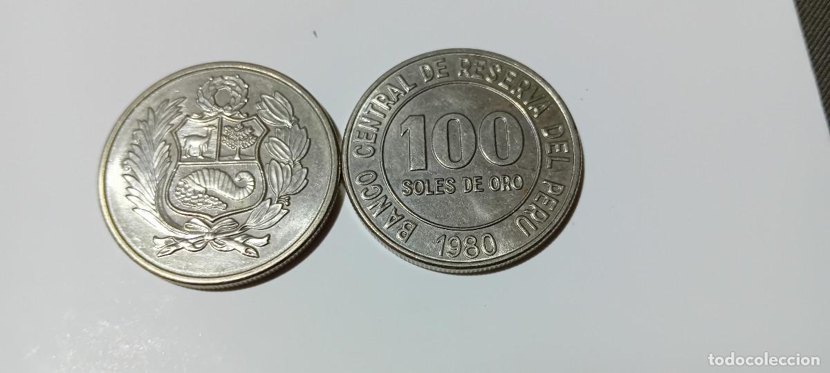 Monedas antiguas de Am&eacute;rica: PERU 100 SOLES DE ORO 1980, CUPRONIQUEL BRILLANTE SIN CIRCULAR, 30 MM