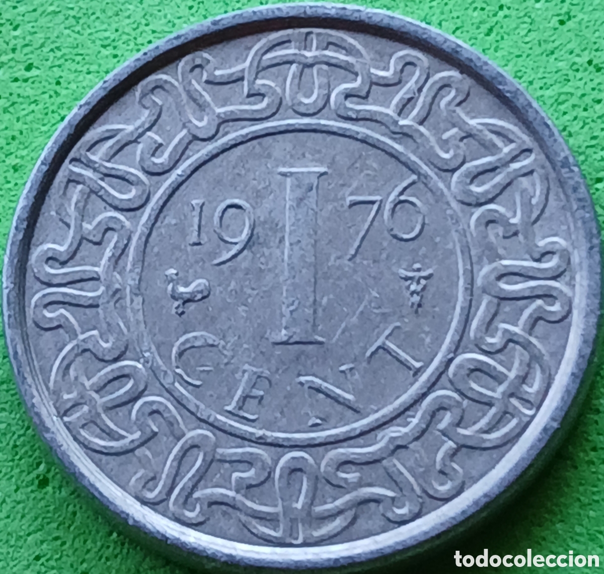 Monedas antiguas de Am&eacute;rica: Surinam 1 cent 1976 km#11a