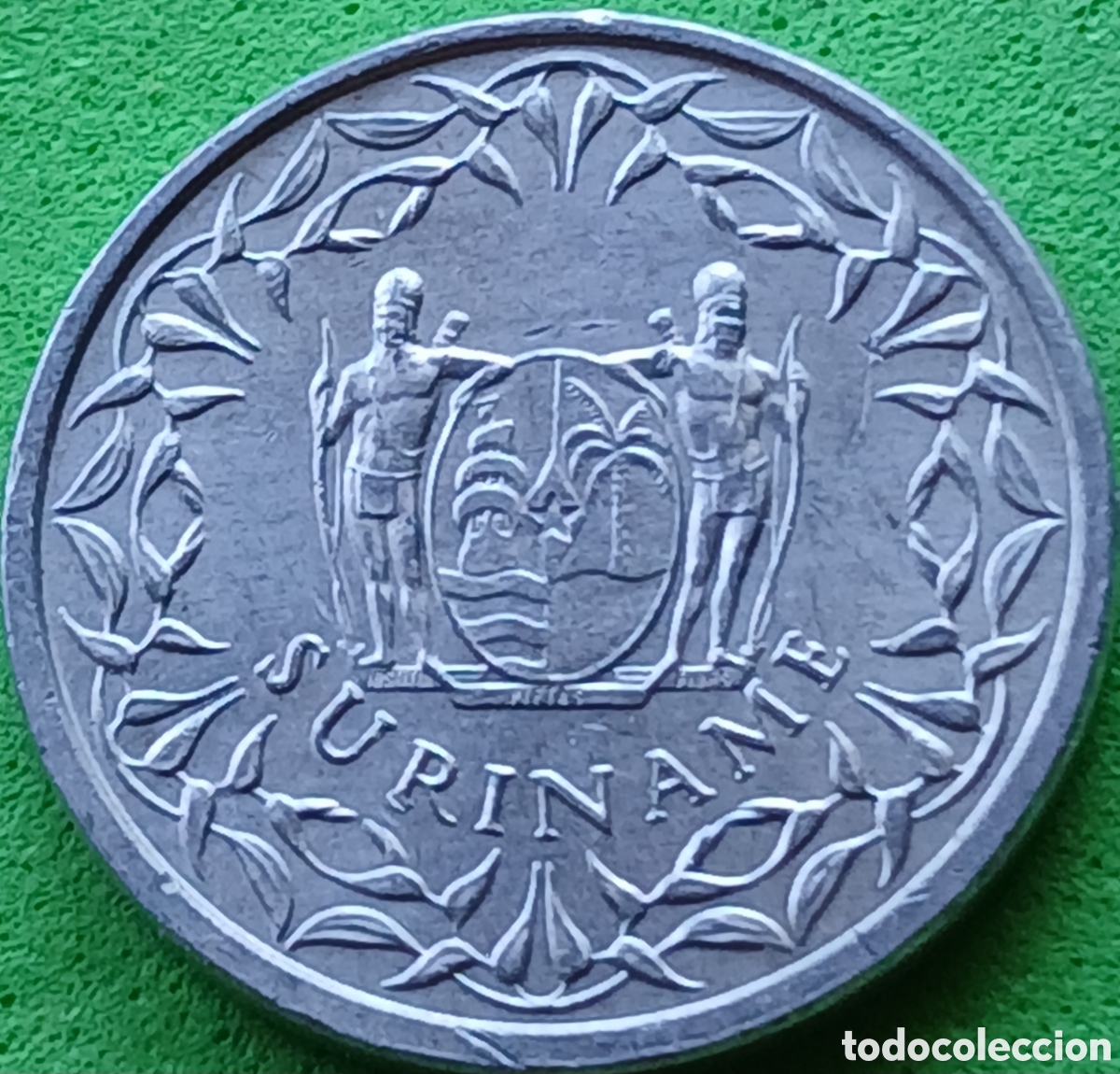 Monedas antiguas de Am&eacute;rica: Surinam 1 cent 1977 km#11a - Foto 2
