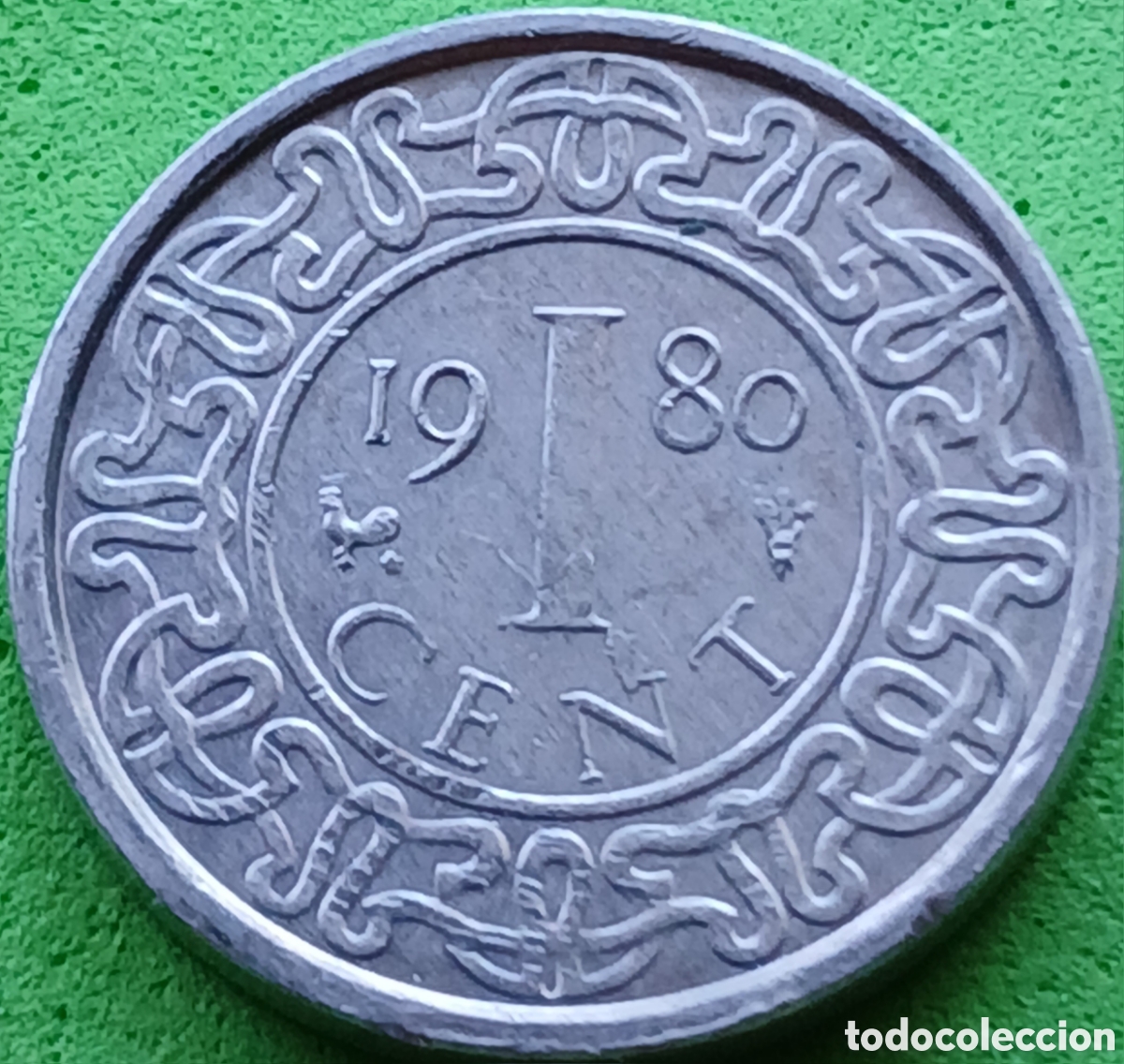 Monedas antiguas de Am&eacute;rica: Surinam 1 cent 1980 km#11a