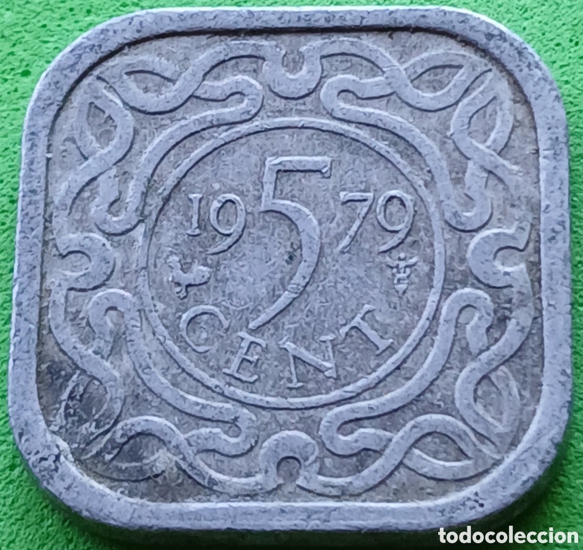 Monedas antiguas de Am&eacute;rica: Surinam 5 cent 1979 km#12a
