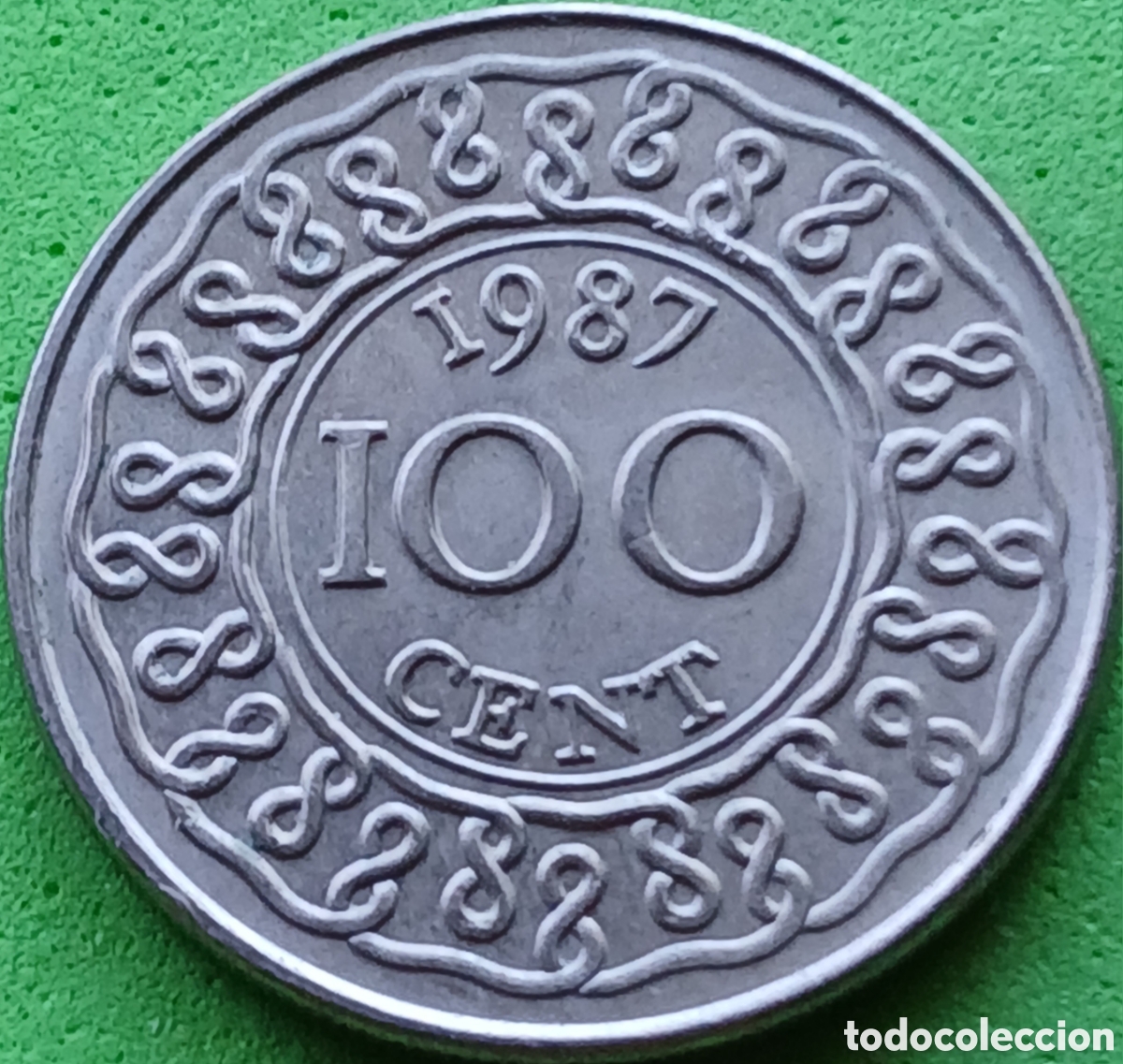Monete antiche di America: Surinam 100 cent 1987 km#23