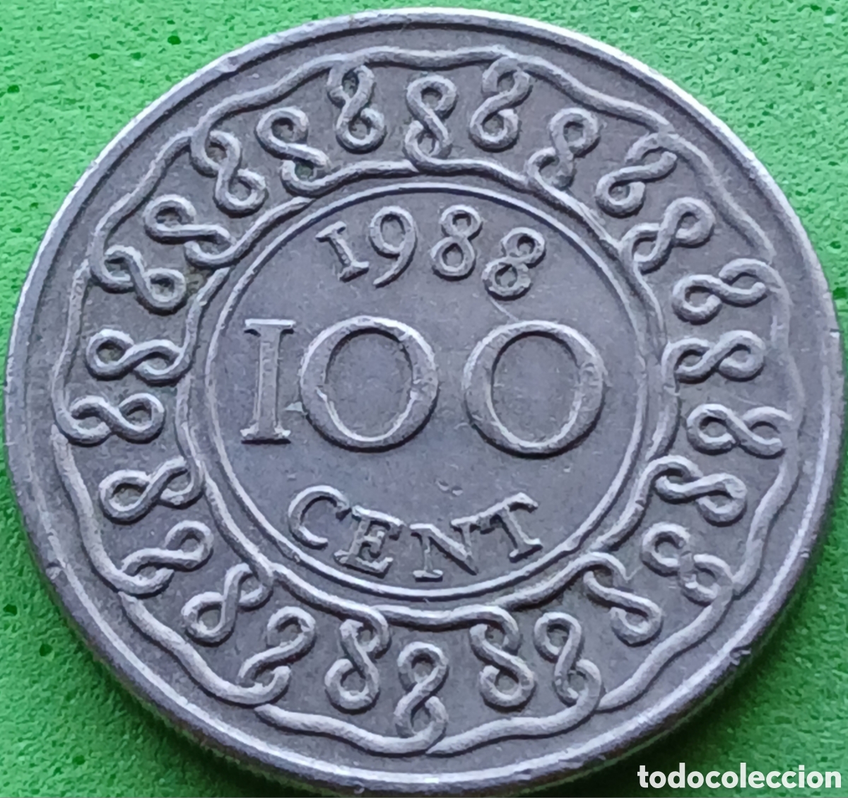 Monete antiche di America: Surinam 100 cent 1988 km#23
