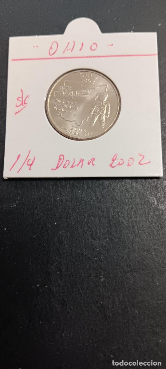 Monedas antiguas de Am&eacute;rica: USA 1/4 DOLAR 2002 S/C KM=332(CUPRONIQUEL) CECA &rdquo;P&rdquo; (OHIO)