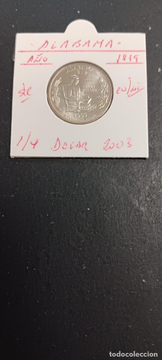 Monedas antiguas de Am&eacute;rica: USA 1/4 DOLAR 2003 S/C KM=344(CUPRONIQUEL) CECA &rdquo;P&rdquo; (ALABAMA)