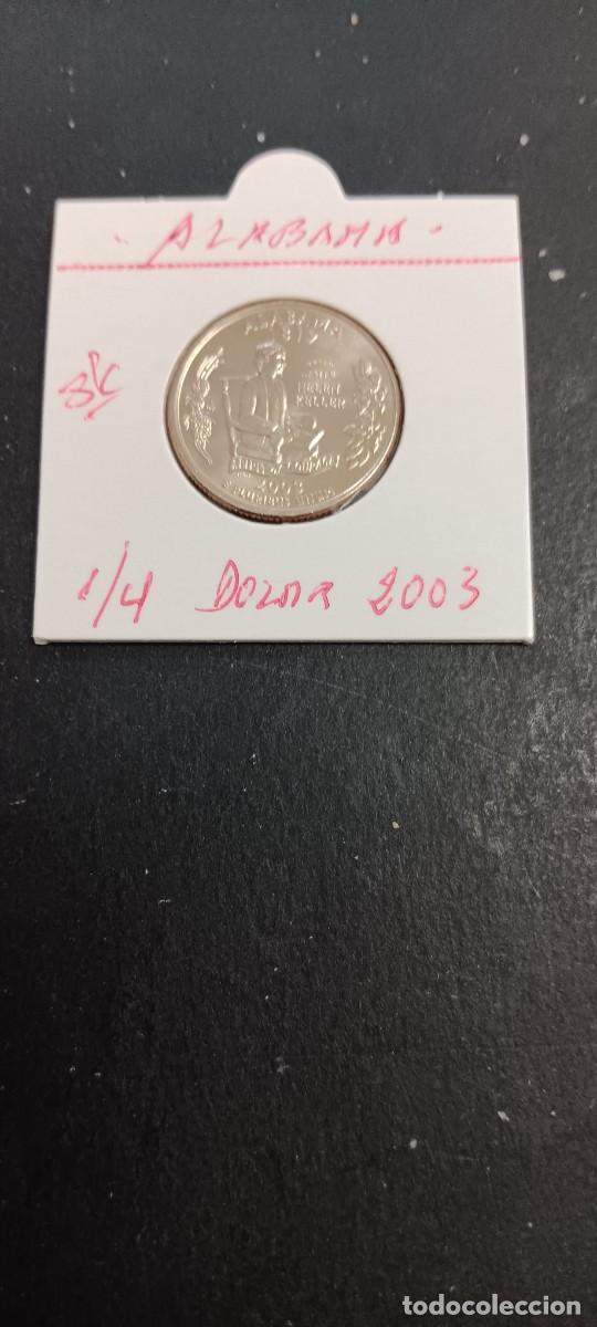 Monedas antiguas de Am&eacute;rica: USA 1/4 DOLAR 2003 S/C KM=344(CUPRONIQUEL) CECA &rdquo;P&rdquo; (ALABAMA)
