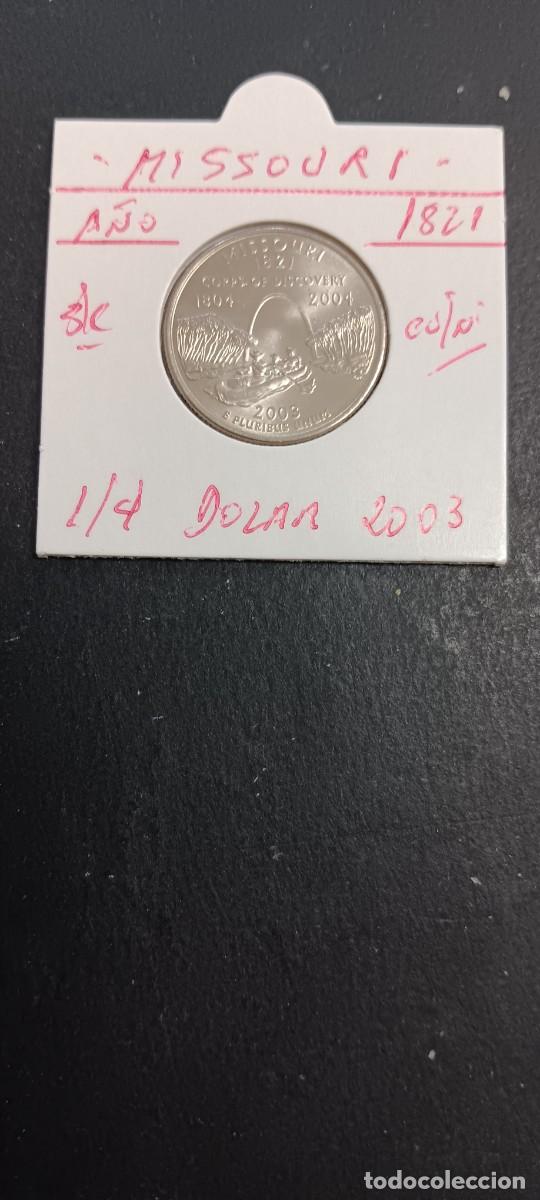 Monedas antiguas de Am&eacute;rica: USA 1/4 DOLAR 2003 S/C KM=346(CUPRONIQUEL) CECA &rdquo;D&rdquo; (MISSOURI)