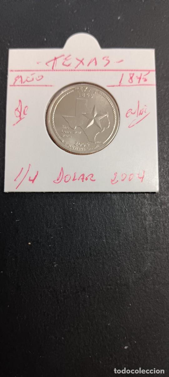 Monedas antiguas de Am&eacute;rica: USA 1/4 DOLAR 2004 S/C KM=357(CUPRONIQUEL) CECA &rdquo;P&rdquo; (TEXAS)