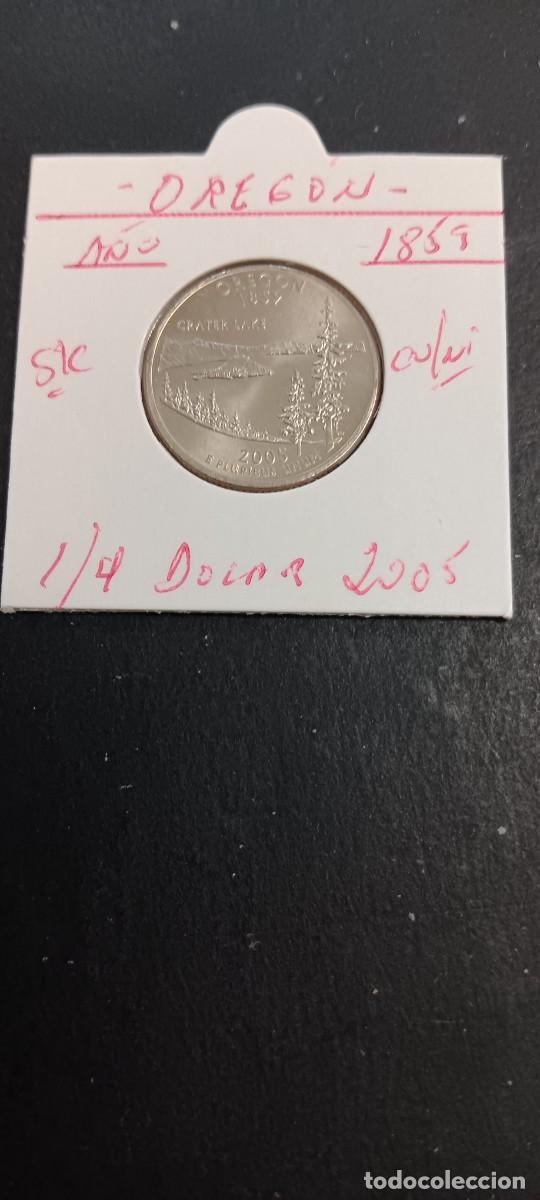 Monedas antiguas de Am&eacute;rica: USA 1/4 DOLAR 2005 S/C KM=372(CUPRONIQUEL) CECA &rdquo;P&rdquo; (OREGON)