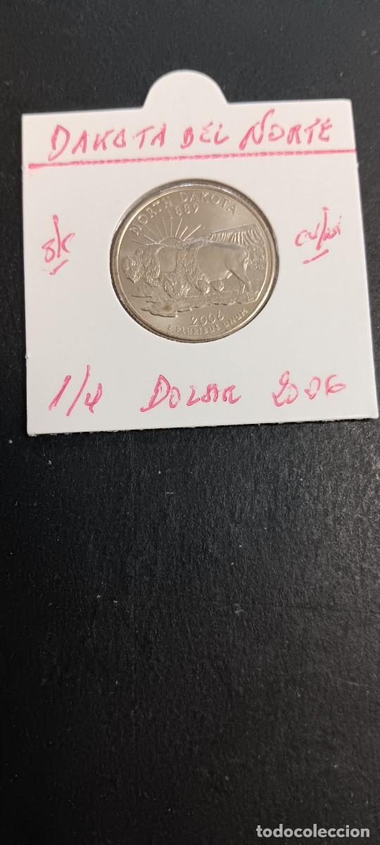 Monedas antiguas de Am&eacute;rica: US 1/4 DOLAR 2006 S/C KM=385(CUPRONIQUEL) CECA &rdquo;P&rdquo; (DAKOTA DEL NORTE)