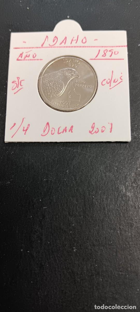 Monedas antiguas de Am&eacute;rica: USA 1/4 DOLAR 2007 S/C KM=398(CUPRONIQUEL) CECA &rdquo;P&rdquo; (IDAHO)
